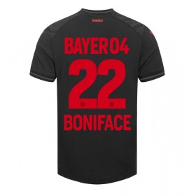 Bayer Leverkusen Victor Boniface #22 Hemmakläder 2023-24 Kortärmad